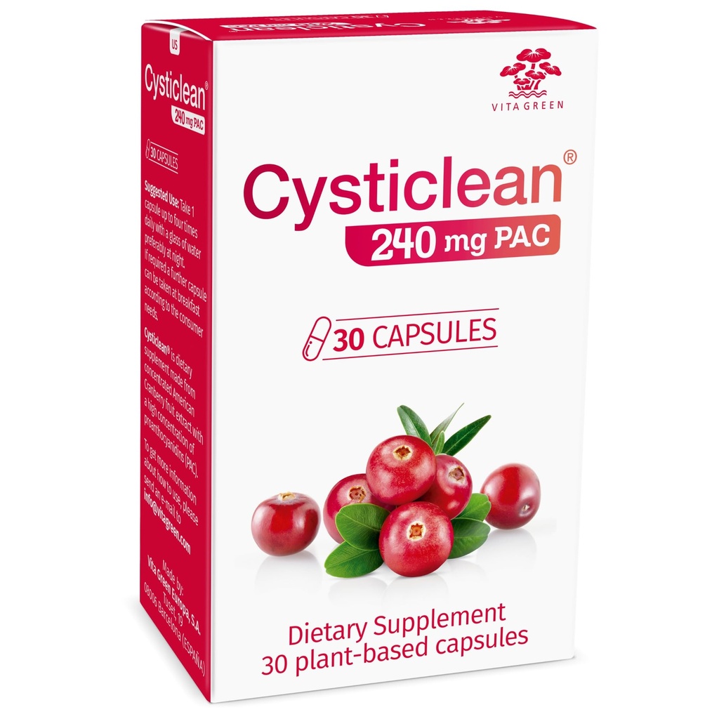Suplement PAC żurawinowy - 240 mg PAC, bezcukrowy - Uzywarka Tract Infection Support - Najskuteczniejsze tabletki żurawinowe dla Cystitis & Interstitial Cystitis Relief