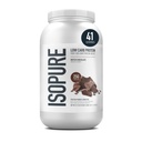 Isopure Low Carb 100% Pure Whey Isolate Protein Powder, Gluten Free, With Vitamins, Dutch Chocolate, 25g Protein Per Serving, 3.07 Lbs, 41 Servings (Packaging May Vary)