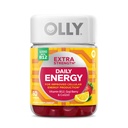 OLLY Ultra Siła Włosy, Dodatkowa Siła Daily Energy, Biotin, Keratyna, Witamina B12, CoQ10, Goji Berry Gummy Supplement Bundle - 30 Count, 60 Count