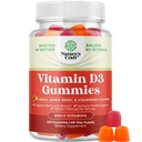 Natury Rzeźba Witamina D3 Gummie dla Codzienne Wellness - Pyszne Gummie Witamina D dla dorosłych z D3 2000IU na Podawanie Mięśnie kości i Wsparcie immunologiczne - Nie-GMO Żelatyna & Gluten Free (60 Day Supply)