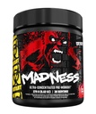 Mutant Madness Agregat 124; Pre Workout Performance and Pump Blend zawiera L- Citrulina, Beta- Alanina, Tauryna, L- Tyrosine Agregat 124; 270G (9.52 OZ) 30 Podawanie Agrega124; Fruit Punch