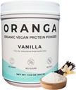 Organic Plant- Based - Ryż, Pea, Pumpkin Nasienie Protein Powder - Wanilia - Enzymy trawienne Wliczone, Brak dodatków, Dairy- Free, Soy- Free, Keto- Friendly, Gluten- Free, Non-GMO - 17 Sług (442g)