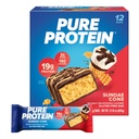 Pure Protein Sundae Cone Protein Bars – 20g Protein, 3g Sugar, 190 Calories (12 count) Low Sugar* High Protein Snack - Gluten Free - Perfect for a Healthy Snack