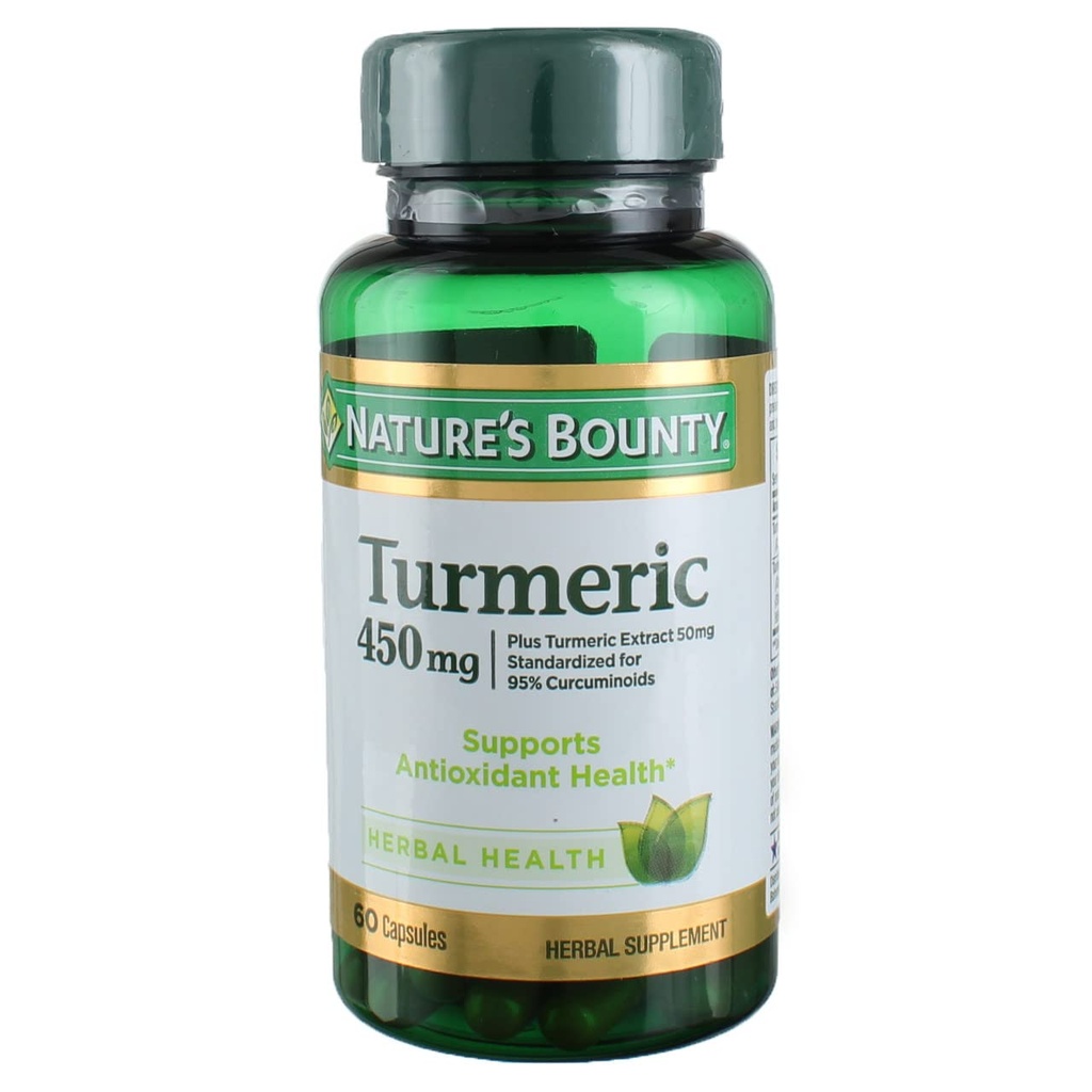 Bounty Turmeric 450 mg kapsułki - 60 ct, opakowanie po 3