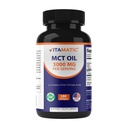 Witamatyczna MCT Olej 3000 mg na jedną porcję - 180 Softgeli - z oleju kokosowego - zawiera 55% kwasu kaprylowego C8 i 40% kwasu kaprylowego C10