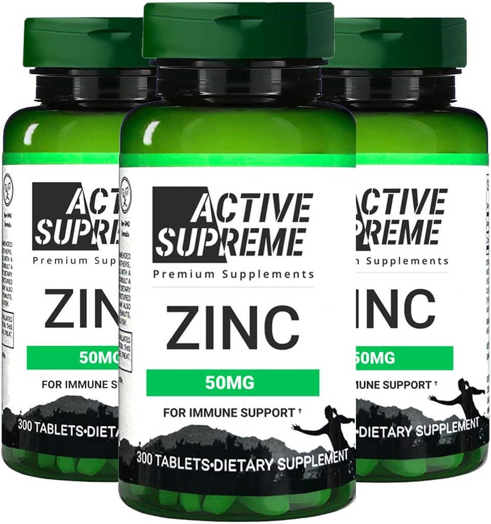 3 Pack Cynk Citrate 50 mg - Suplement do wsparcia systemu immunologicznego i zdrowia reprodukcyjnego