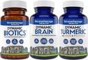 Stonehenge Health Dynamic Biotics Probiotic, Dynamic Brain, Dynamic Turmeric: Energia, Łączniki, Trawienie, Wsparcie Kognitywne, Pamięć, Focus, i Clarity