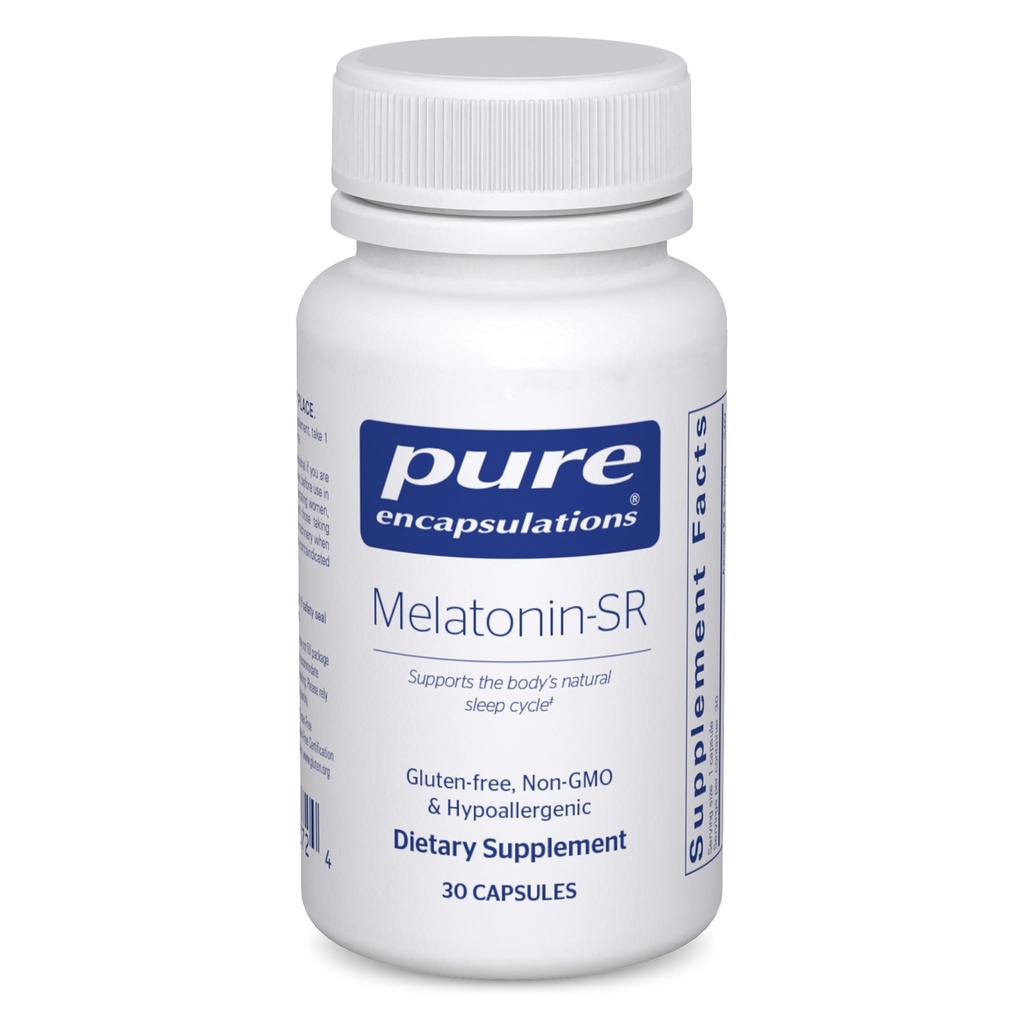 Czyste enkapsulacje Melatonina- SR - Rozszerzone wydanie Melatonina - Obsługuje Resteful Sleep * - Suplement do snu - Gluten Free & Vegan - 30 Kapsułki