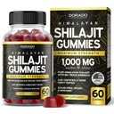 Shilajit Gummies For Men & Women 1000mg (High Potency Gold Grade z 85 + Tracle Minerals z kwasem Fulvic) - Energy & Immunity Support - Third Party Tested, Non GMO, Vegan & Made in USA - (60 Gummies)