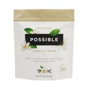 Białko w proszku Vanilla Bean - 20g Wegan, Mieszanka białka na bazie plantacji - Non-GMO, Non-Dairy, Gluten- Free - 3.5g BCAA - 9 Esential Amino Acids - 15-Day Supply - 1 Bag, 15 Służenie