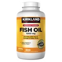 Kirkland Signature Natural Fish Oil 1000 mg with 300 mg Omega-3 - 400 ct (opakowanie 2)