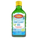 Carlson - olej z wątroby z dorsza, 550 mg Omega- 3, witaminy A & D3, Wild Norwegian, Lemon, 250 ml