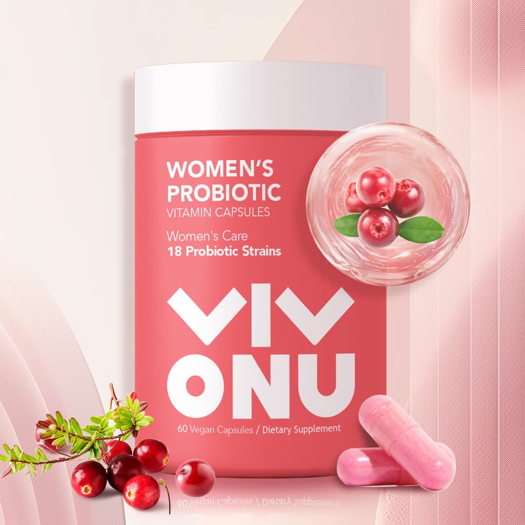VivoNu Pumpkin Seed Oil with Saw Palmetto Capsules Women's Probiotic,Prebiotics & Lactobacillus