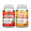 NutriONN Dynia Nasienie Olej Softgels Lycopene Kapsułki Combo - ukierunkowane wsparcie dla prostaty i zdrowia moczu