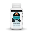 Źródło Naturals Lecithin 1200 mg, Natural Emulsifier - 100 Softgels
