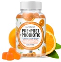 Prebiotyczne Gummie Probiotyczne i Postbiotyczne dla Kobiet Mężczyźni i Dzieci Dzieci - Wysoka potencja 5 Miliard CFU - Bez cukru i Gluten Free