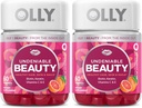 OLLY Niezaprzeczalny Gummy Piękno, do włosów, skóry, paznokci, Biotin, Witamina C, Keratyna, Suplement do żucia, Grejpfrut, 30 Day Supply - 120 Count