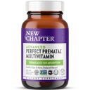 Nowy rozdział Zaawansowane doskonałe witaminy prenatalne, 192ct, Made with Organic, Non-GMO Składniki dla zdrowego dziecka i mamy - Folate (Metylfolate), Żelazo fermentowane, Witamina D3 + Ginger