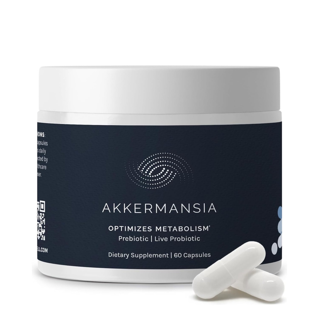 InfiniWell Akkermansia Probiotic for Digestive Health - Support Healthy Longevity, Immunity & A Balanced Gut Microbiome with Akkermansia Muciniphila Probiotics (60 kapsułki)