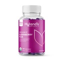 Hyland 's Organic Elderberry Plus Gummies, Organic Black Elderberry z ZINC i witaminy C, Suplement immunologiczny dla dorosłych, 60 Wegan Gummies (30 Dni)