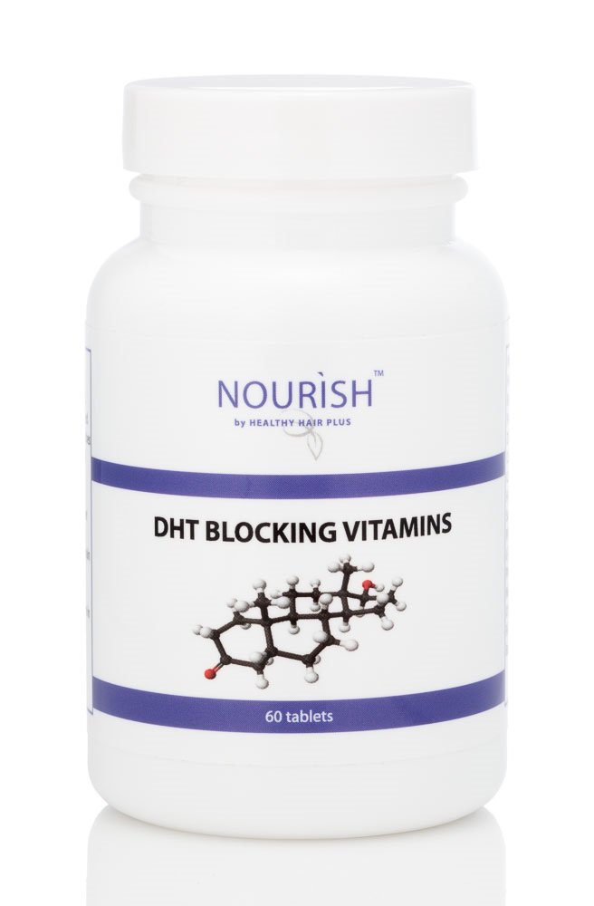 Zdrowe włosy Plus - DHT Blocker Vitamin Suplement dla mężczyzn i kobiet - 60 tabletek - Cynk - Saw Palmetto - Biotin - Kwas foliowy - Wzrost Grubsze i Healtheir Włosy