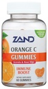 ZAND Odporność Pomarańczowe Gumiaki witaminy C, Wellness i suplement wsparcia immunologicznego, Witamina C do żucia w / Citrus Bioflavonoids, Rose HIPS i Acerola, Wegan, Gluten Free, 60- Day Guarantee, 30 Sługi