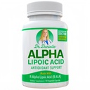 Kwas alfa- lipoinowy przez dr Danielle, Neuropathy Support, Non-GMO, Gluten- Free, Wegan, Soy- Free, Promotes Healthy Blood Sugar, Alpha R Kwas lipoinowy R- ALA, R- ALA, 120 Czapki Veggie