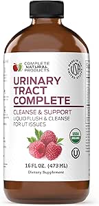 Kompletny Natural Tract Tract Complete 12oz - Płynny suplement do Traktu Urynalnego z Żurawiny organicznej, D- Mannose, Beet Root, Fennel Seed i Turmeric