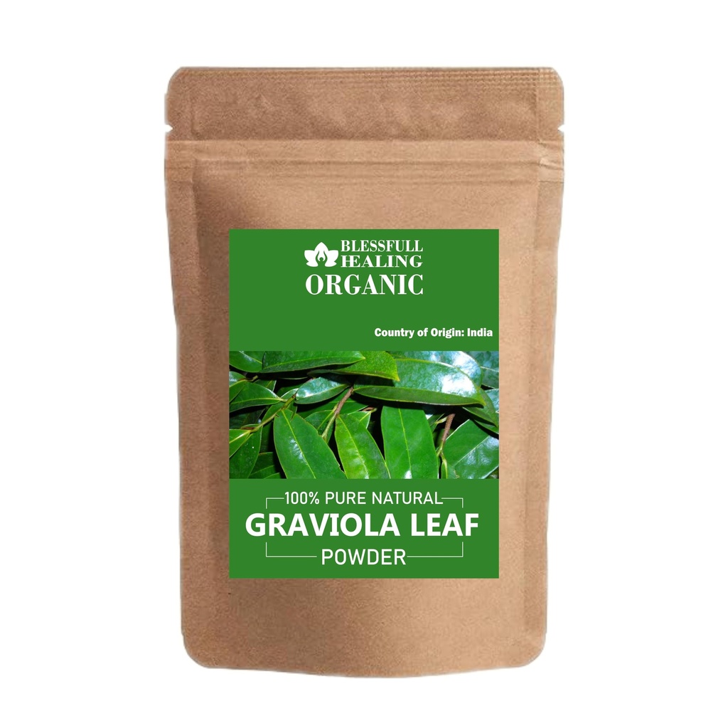 Blessfull Healing Organic Graviola Leaf Powder 100% Pure Natural 300 Gram / 10.58 oz