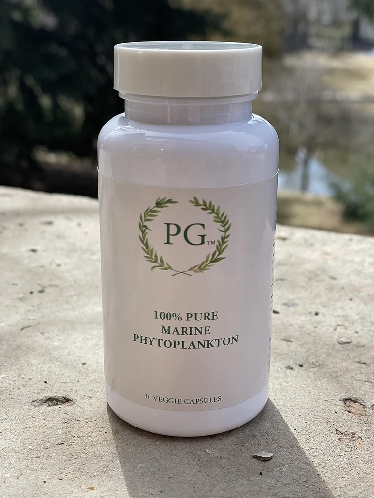 100% Pure Organic Marine Phytoplankton - High Yield Additionate Enzyme - Contaminant Free Concentrated Powder, Vegan SUPERFOOD - 15g