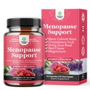 Kompletny suplement do menopauzy ziołowej dla kobiet - Menopauza wieloskładnikowa Równowaga hormonalna dla kobiet na nocne poty i więcej z Dong Quai Vitex Chaste Berry i Black Cohosh - Mini Caps