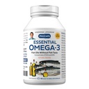 ANDREW LESSMAN Essential Omega-3 Orange - 60 Softgels - Ultra- Pure, High Potency Omega-3 Oils. Wysoka DHA, brak żołądka, brak zanieczyszczeń, brak rtęci. Małe łatwe do połykania Softgels