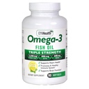 EffiHealth Omega-3 Fish Oil - Triple Force 2500mg Fish Oil, 1200mg EPA, 600mg DHA - Supports Hearth Health, Brain Health and Immune Support - Lemon Flavor, Burpless Fish Oil