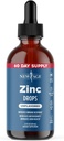 Jonowe płynne krople cynku - Wysokiej mocy immunologiczny booster suplement cynku, immunologiczna obrona, mocny naturalny przeciwutleniacz, Nie-GMO - przez nowy wiek (Liquid 2 OZ), Opakowanie z 1
