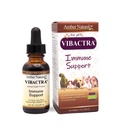 Amber NaturalZ Vibactra Immune Supplement Herbal Supplement for Dogs, Cats, Birds, Guinea Pigs, and Rabbits British 124; Pet Herbal Blend for Overall Health British 124; 1 Fluid Ounce Glass Bottle