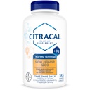 Citracal Slow Release - Wapń 1200 mg z witaminą D3, Magnez, Suplement wapnia, Pomoc dla zdrowia kości, Weź raz dziennie Caplet, 185 Hrabia