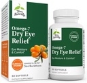 Terry Natural Omega- 7 Suchy Oko Relief - 60 Softgels - Moisture Eye & Comfort - Non-GMO, Gluten Free - 60 Służenie