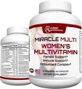 MiracleMulti Multivitamin dla kobiet - Formuła wsparcia kobiet, Wsparcie immunologiczne, Minerały, Biotyna, Przeciwutleniacze i Superfoods Mieszanka - 60 Kapsułki