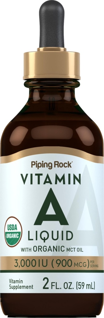 Pining Rock Witamina A Płyn 124; 2 fl oz 124; Non-GMO, Gluten suplement
