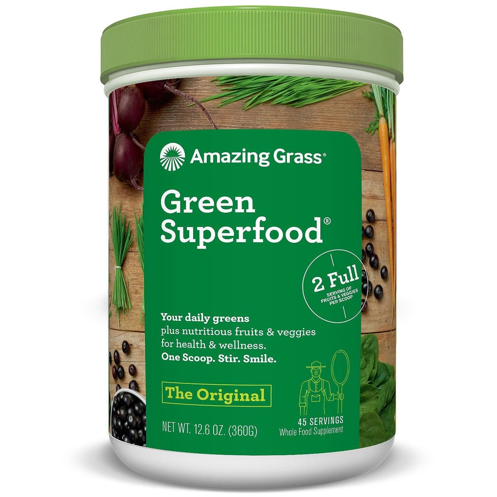 Amazing trawa zielony Superfood, Original, 12.6 unce