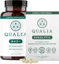 Qualia Life Sciences Bundle Qualia NAD + & Qualia Senolitic, suplement do testów klinicznych, może zwiększyć NAD +, suplement do starzenia