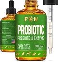 Probiotyki płynne dla psów i kotów we wszystkich wiekach 124; Probiotyki psów, aby zapewnić równowagę pokarmową 124; Mieszanka prebiotyczna dla harmonijnej absorpcji żywności 124; 3 Miliard CFU 124; Herbal Flavor 124; 2 Oz