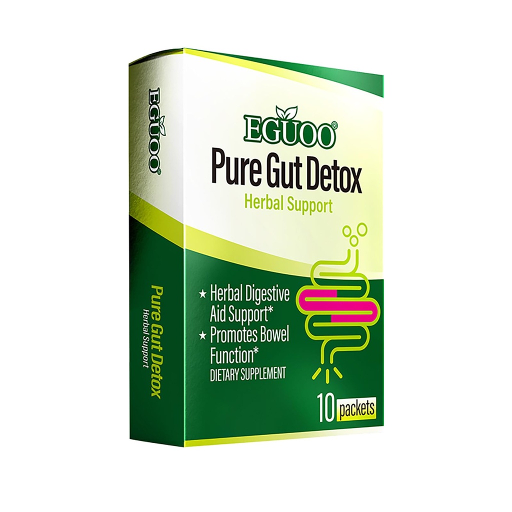 Czysty Gut Detox - Colon Cleanse Cleanser Detox Cleanse Gut Cleanse dla kobiet Mężczyźni z Senna, Cascara Sagrada, Enzymy trawienne, Mieszanka Probiotyczna i Prebiotyczne - Bloating i Zaparcia Relief