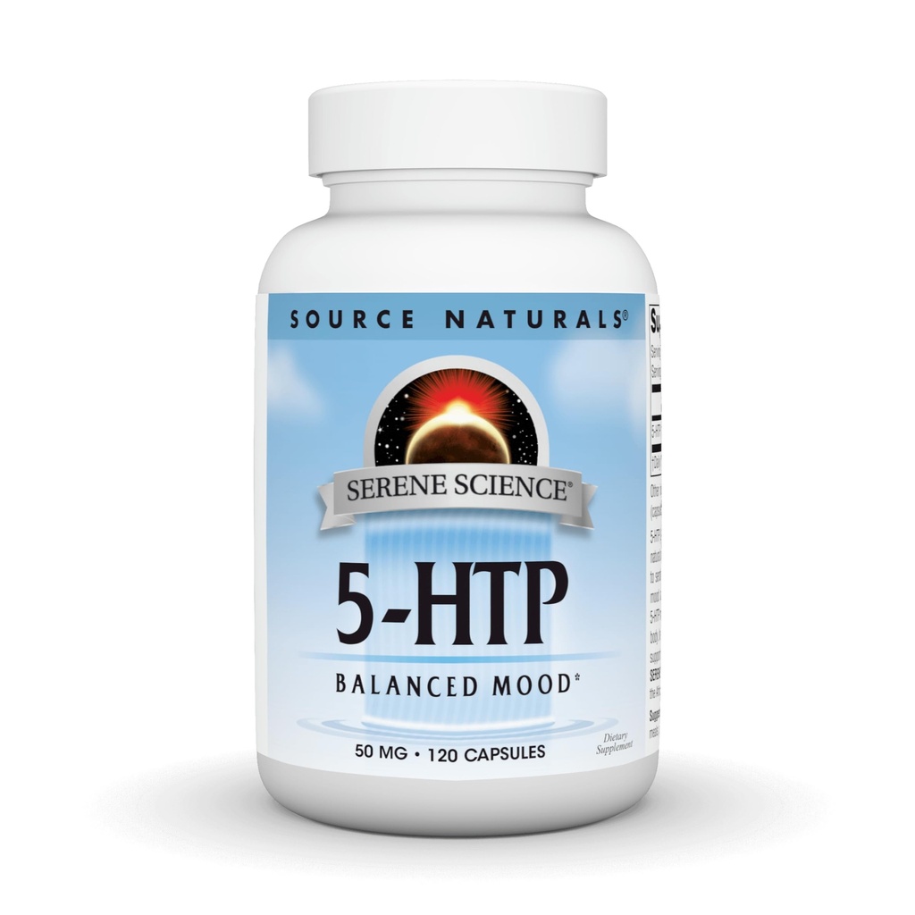 Źródło Naturals Serene Science 5- HTP 50 mg - 120 kapsułki