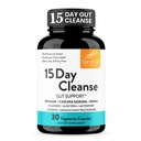 Sandhu 15 dzień Gut Cleanse Detox Colon dla kobiet i mężczyzn 124; Wsparcie Colon Cleansing & Digestive Health 124; Senna, Cascara Sagrada, Psyllium Husk & Probiotyki 124; 30 Kapsułki Suplement diety, 15 Days Supply