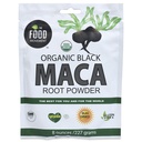 The Food Movement Co. Black Maca 8 Oz Surowy Proszek spożywczy - Organiczny, Non-GMO, Wegan, Gluten Free- Black Maca Suplement Root dla całego ciała Wellness