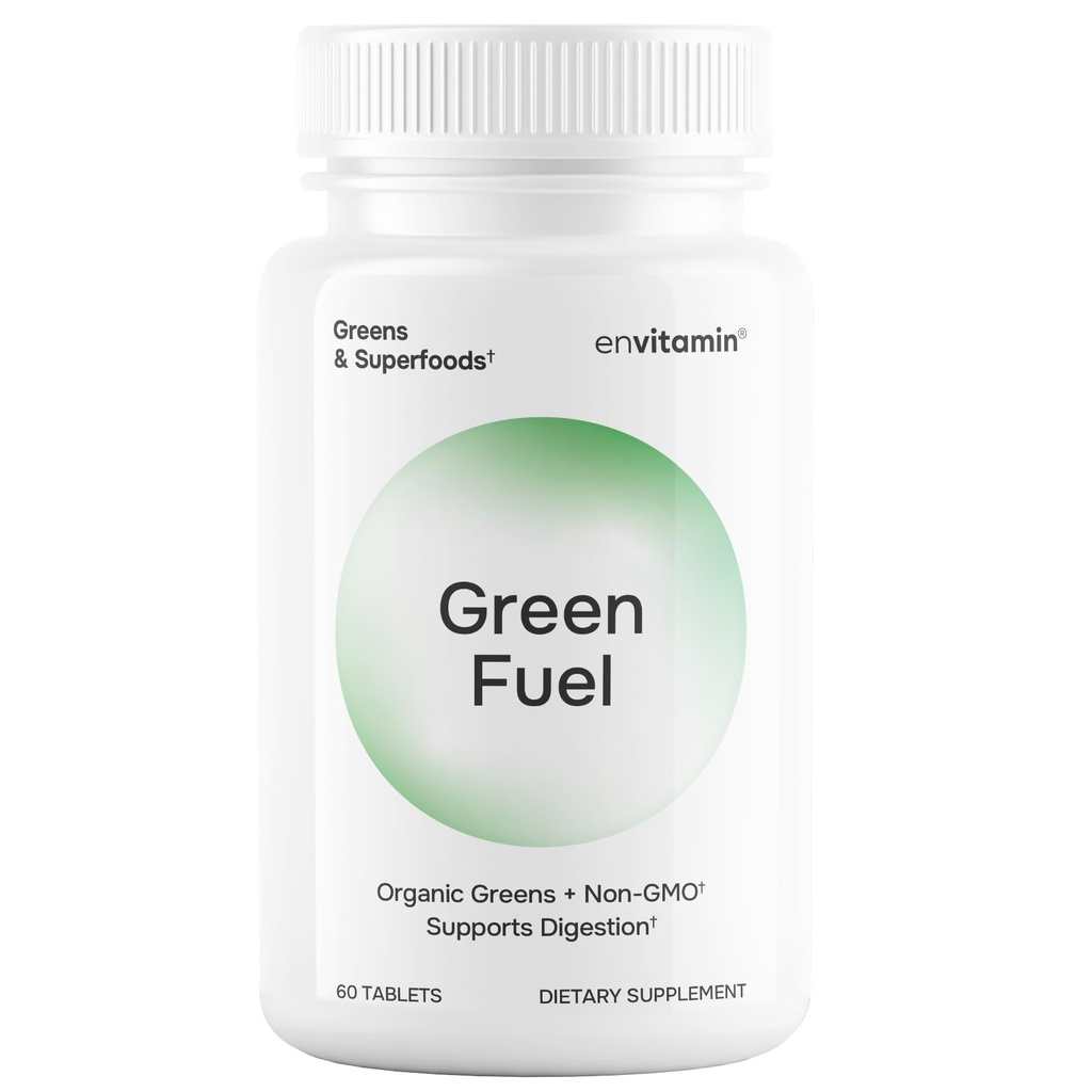 Zielony Paliwo Organic Greens Tablets - Organic Greens, Owoce i mieszanki roślinne