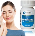 Relivable-1 Laboratories Meclizine HCL 12,5 mg Caplets - Zapobieganie nudnościom, wymiocinom i zawrotom głowy spowodowanym chorobą ruchową (100 Kapsułek, 1 butelka)