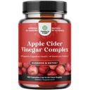 Oczyszczanie Jabłka Cider Kapsułki - ACV Cleanse i Detox Pigułki dla Gut i Digestive Zdrowie z Slimming Cayenne - Dodatkowa siła kapsułki ACV dla Gut Cleanse i Full Body Detox (60 Sług)
