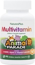 Nature Plus Animal Parade Sugar-Free Multivitamin dla dzieci - Różne wiśniowe, winogronowe i pomarańczowe aromaty - 90 Tabletki do rozgryzania i żucia - 45 Słupki ogółem